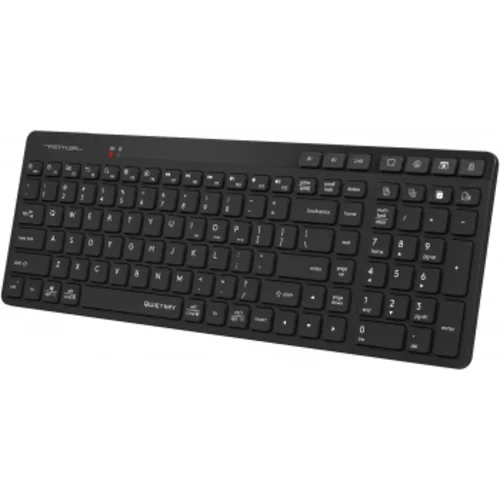 Клавиатура A4Tech Fstyler FBK27C AS черный USB беспроводная BT/Radio slim Multimedia (FBK27C AS)